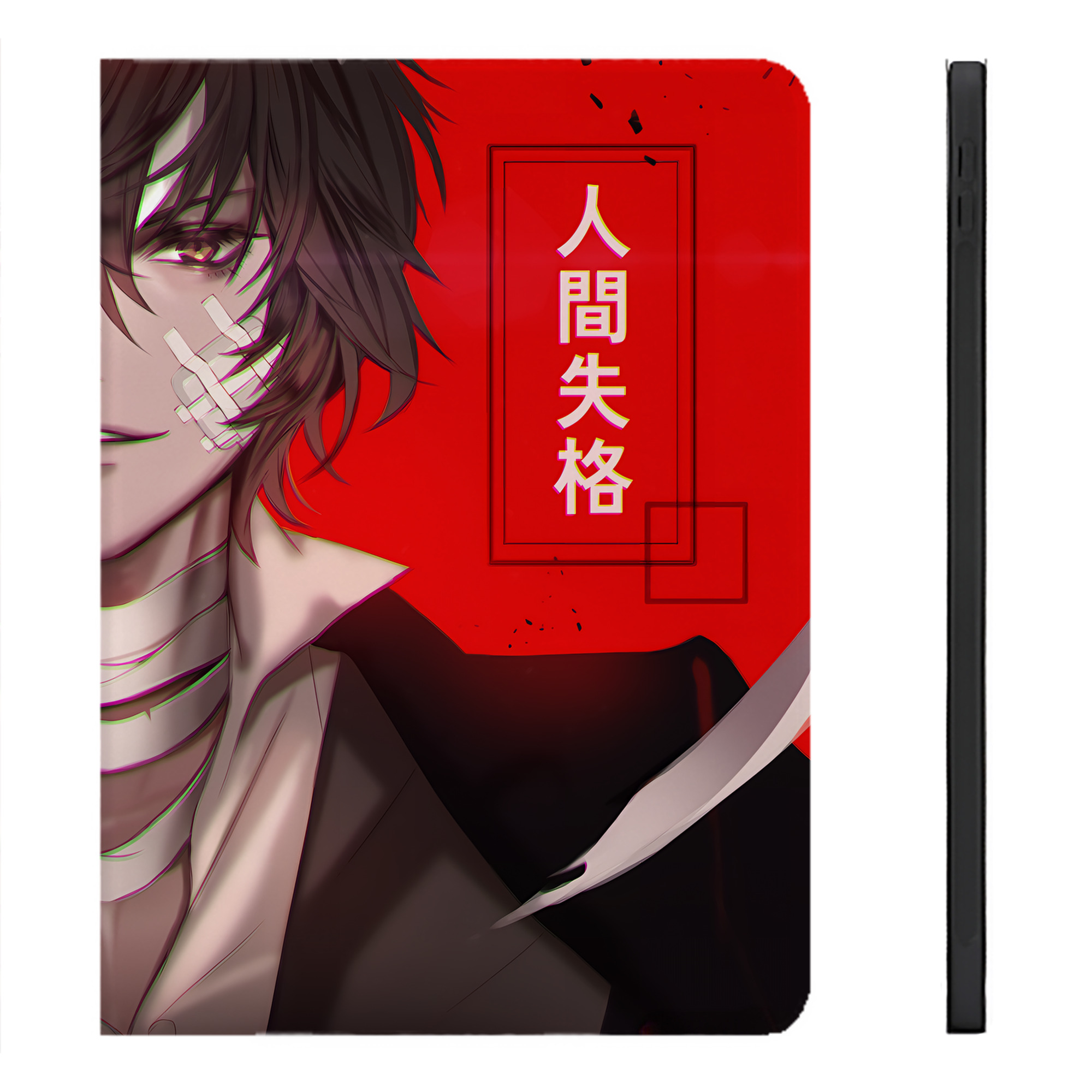 （画像用） 文豪ストレイドッグス Bungo Stray Dogs IPadケース ペンホルダー付き ブックスタイルデザイン